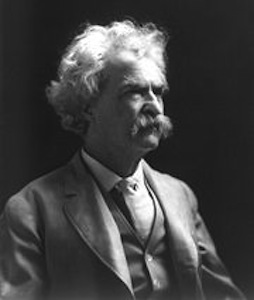 A picture of the author Mark Twain
